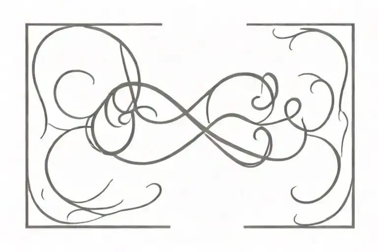 infinity love myself  tattoo design idea