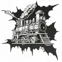 stop this train by John Mayer tattoo design idea