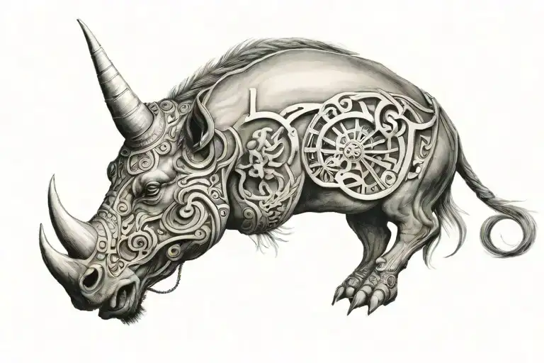 pantheon tattoo design idea