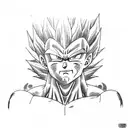 vegeta,  tattoo design idea