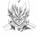 vegeta,  tattoo design idea