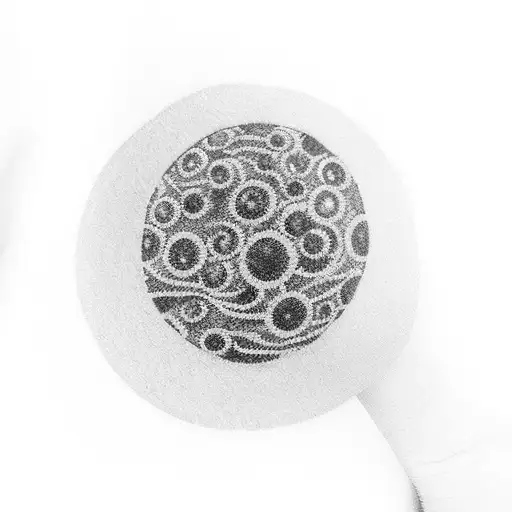 A minimalist tattoo of Van Gogh's Starry Night with a soccer ball incorporated into the sky tattoo design idea