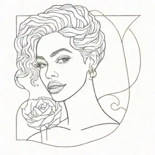 Beyonce lemonade glass tattoo design idea