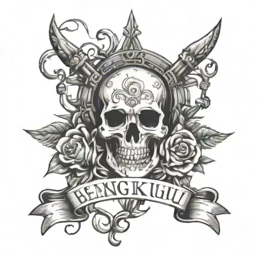 text "Bengkulu No Shackles" tattoo design idea