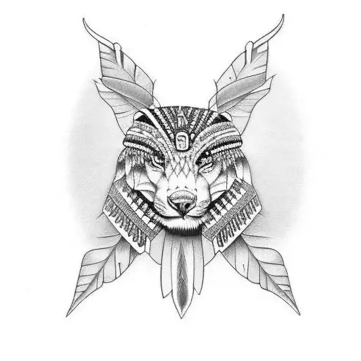 indigenous ojibwe art tattoo design idea