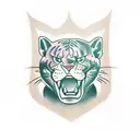 Panther tattoo design idea