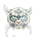 Panther tattoo design idea