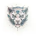 Panther tattoo design idea