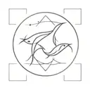 pisces eta pisces star sign tattoo design idea
