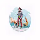 modest mouse lonesome crowded west tattoo design idea