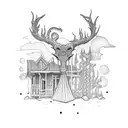 modest mouse lonesome crowded west tattoo design idea