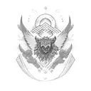 romanian symbol tattoo design idea