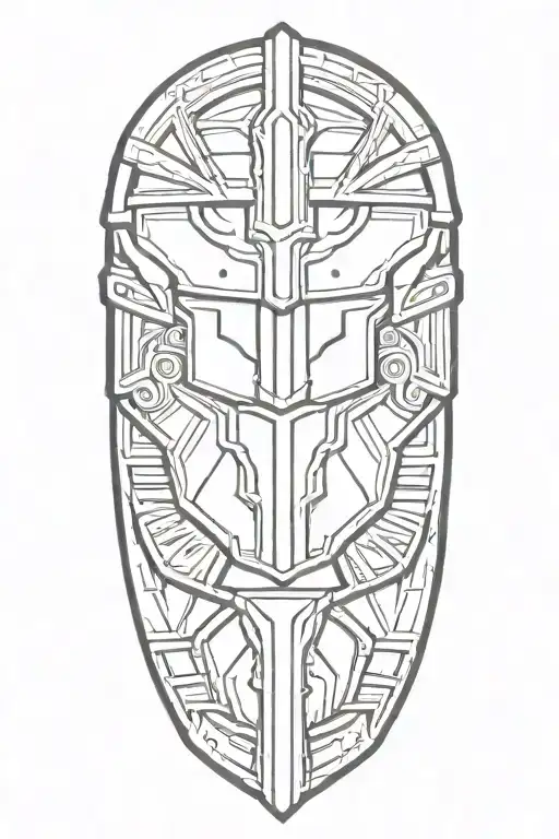 roman legionary armor  tattoo design idea
