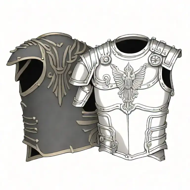 roman legionary armor  tattoo design idea
