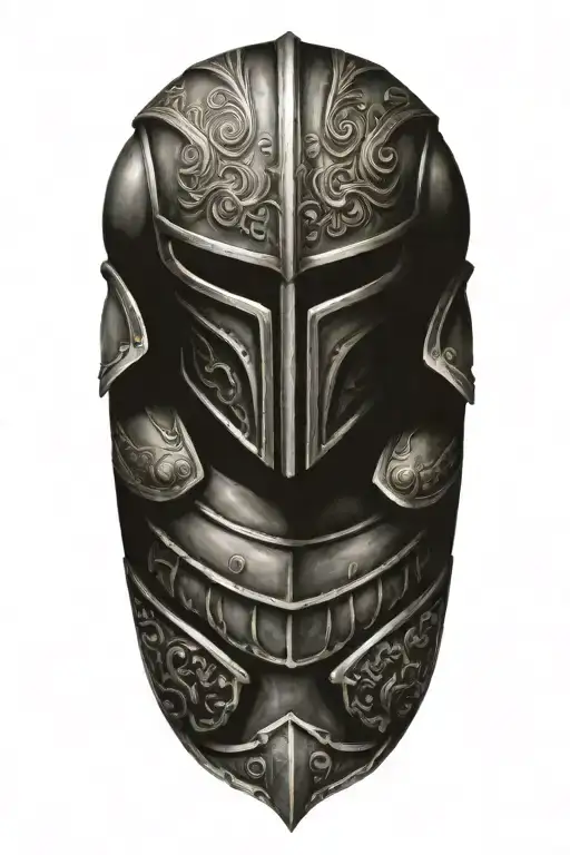 roman armor shoulder tattoo tattoo design idea