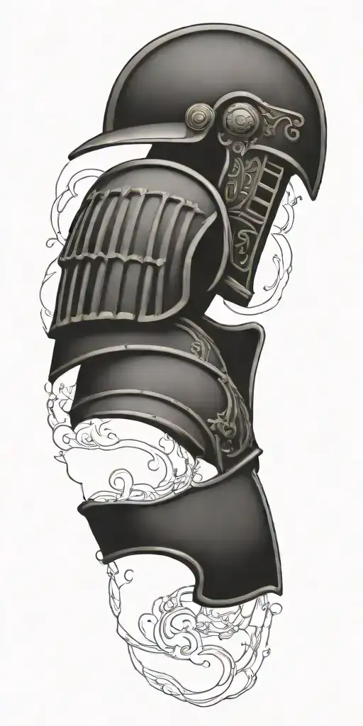 roman legionary armor  tattoo design idea