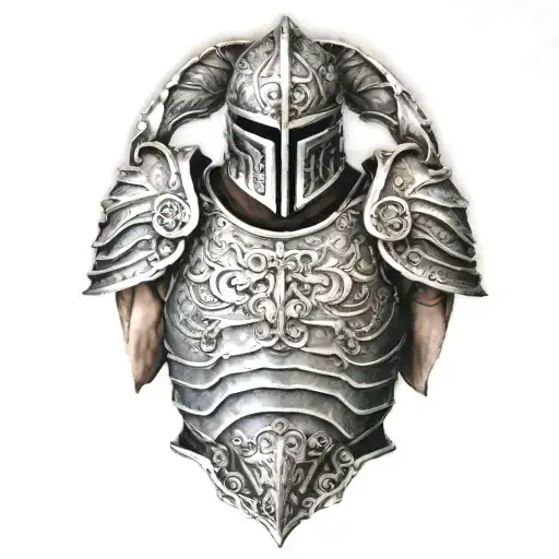 roman armor shoulder tattoo tattoo design idea