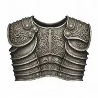 roman armor  tattoo design idea
