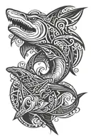 hammerhead shark tattoo design idea