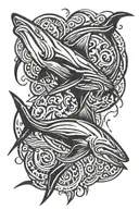 hammerhead shark tattoo design idea