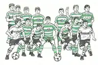 borussia mönchengladbach old tattoo design idea