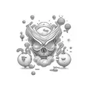 self respected person with full of dreams to success and a dirty mind tattoo design idea