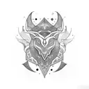 boho tattoo design idea