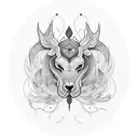 boho tattoo design idea