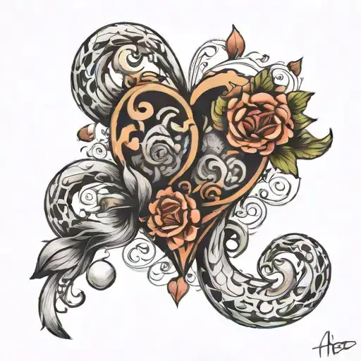 amor infinito  tattoo design idea