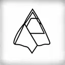 Triangle tattoo design idea