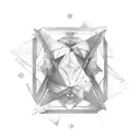 Triangle tattoo design idea