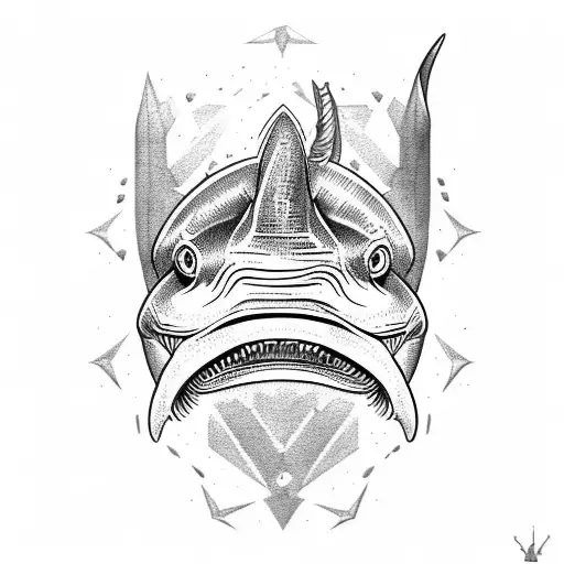 hammerhead shark tattoo design idea