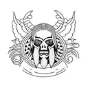 Valhalla tattoo design idea