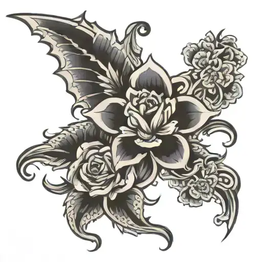 blessing in disguise tattoo design idea