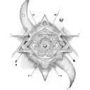 Pendulum tattoo design idea