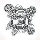 Ohio State buckeyes tattoo design idea