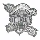 Ohio State buckeyes tattoo design idea