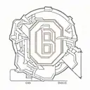 Ohio State buckeyes tattoo design idea