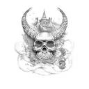 fundo do mar tattoo design idea