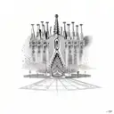 Barcelona with my friends tattoo design idea
