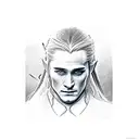 Legolas LOTR  tattoo design idea
