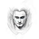 Legolas LOTR  tattoo design idea
