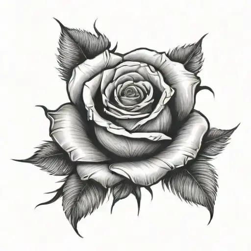 rose on knee tattoo tattoo design idea