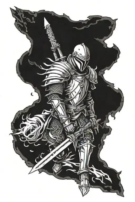 dark souls 3 tattoo design idea
