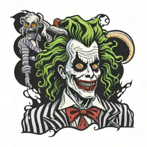 beetlejuice tattoo design idea