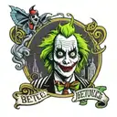 beetlejuice tattoo design idea