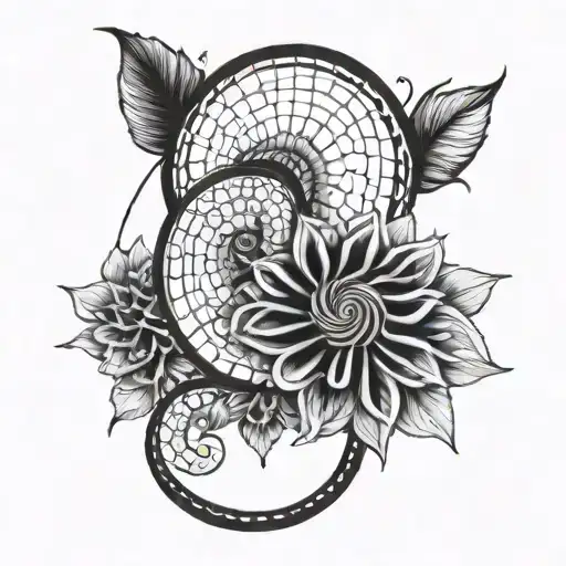 Fibonacci sequence tattoo design idea