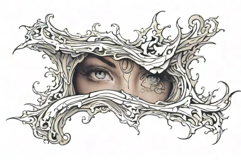 Scar tattoo design idea