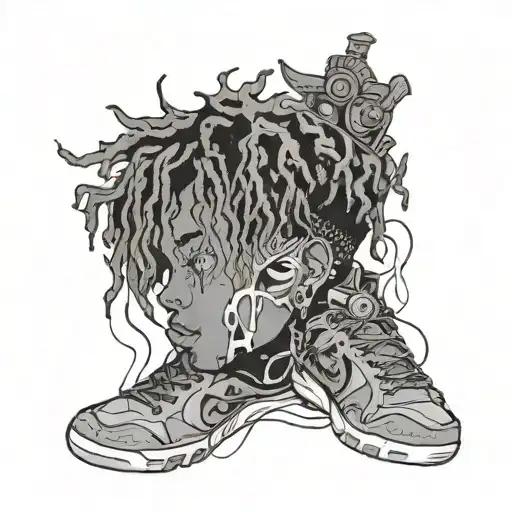 999 juice wrld tattoo design idea
