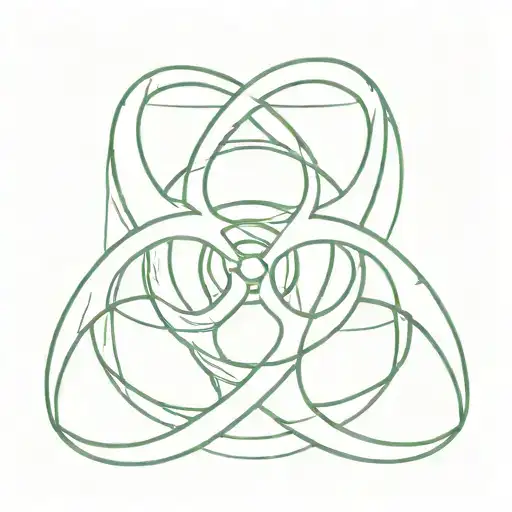 biohazard tattoo design idea